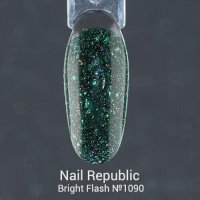 Nail Republic, гель-лак светоотражающий BRIGHT Flash,№1090,(10 мл) - 861746