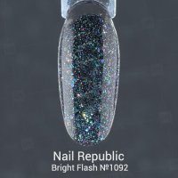 Nail Republic, гель-лак светоотражающий BRIGHT Flash,№1092,(10 мл) - 861760