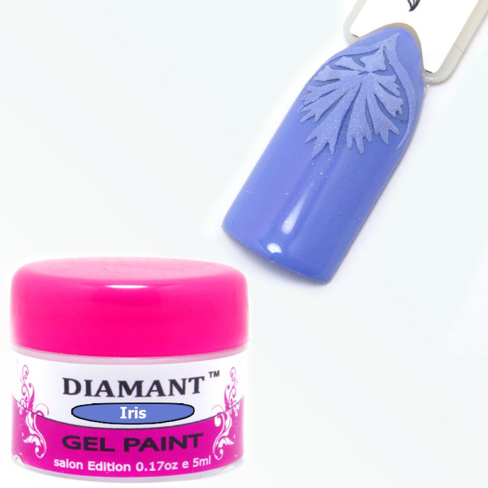 DIAMANT, Гель краска для дизайна Iris/Ирис 3,5гр - 124612