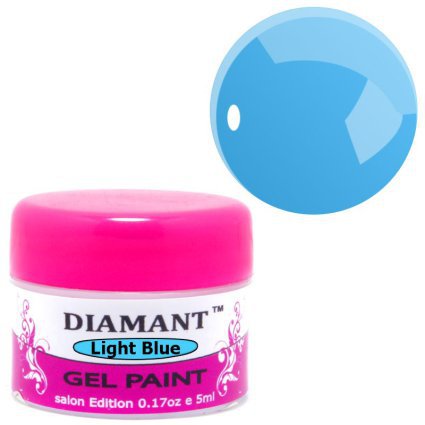 DIAMANT, Гель краска для дизайна, 5ml - Light blue/Голубая -  057910