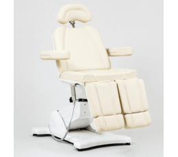 Педикюрное косметологическое кресло SD-3869AS, 5 моторов, бежевое, раздвижные ножки - 632104