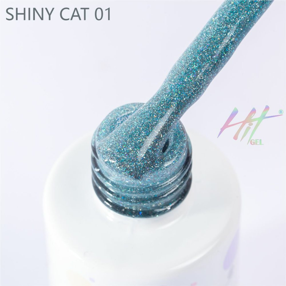 Hit gel, Гель-лак Shiny cat, 9мл,№01 - 528640 - скидки в DIAMANT, дешевле только даром